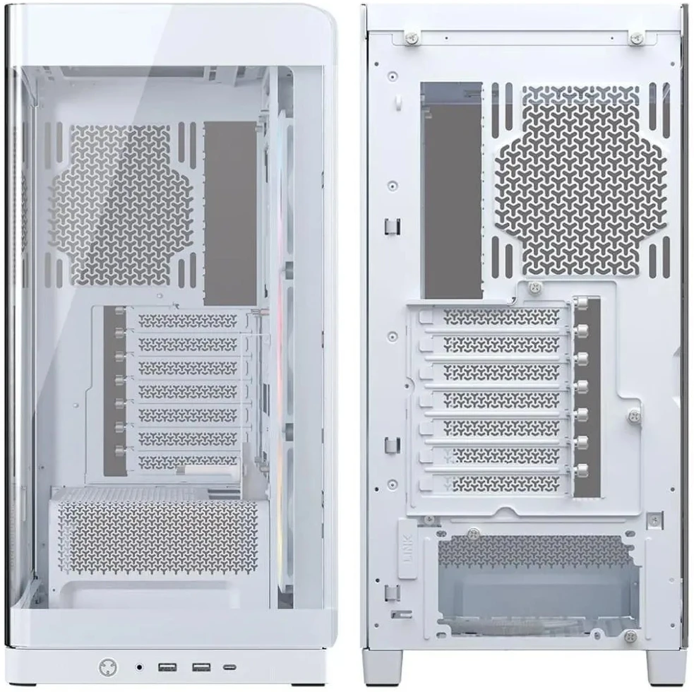 „Corsair FRAME 4500X RS-R ARGB“ korpusas, „Mid-Tower“, E-ATX, grūdintas stiklas – Baltas