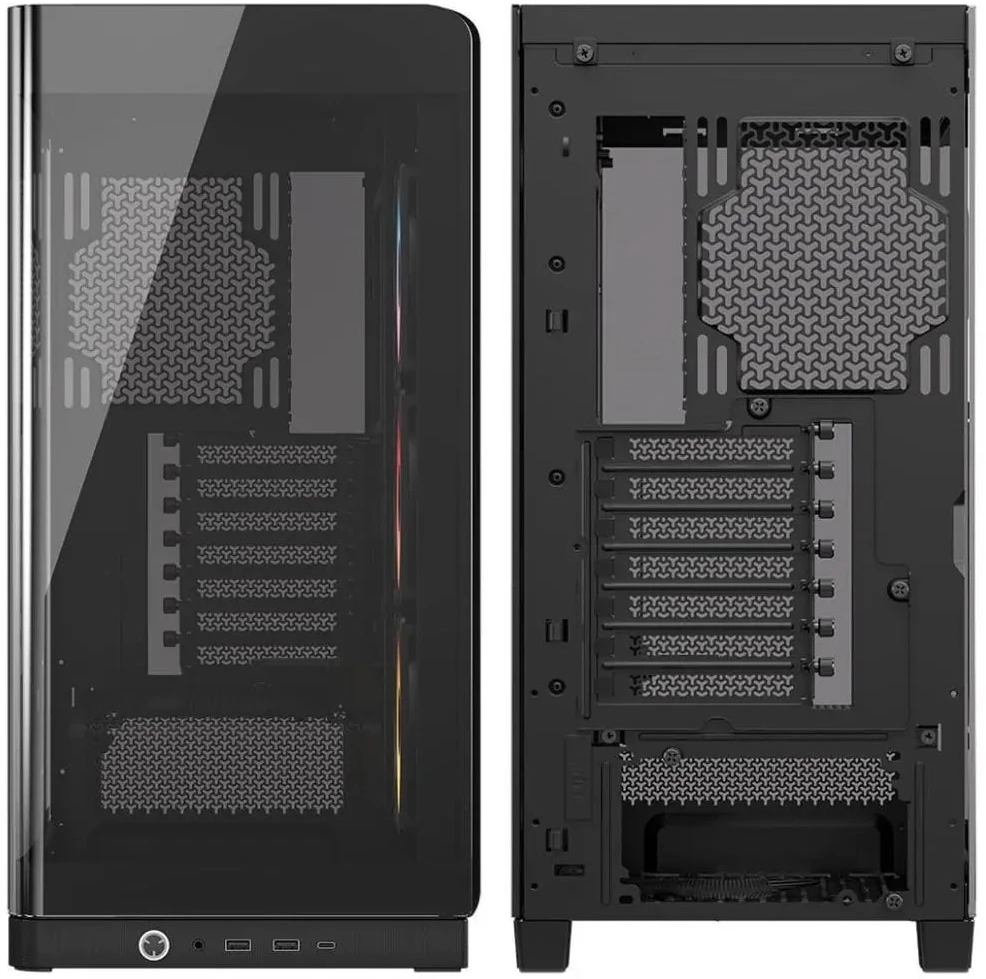 „Corsair FRAME 4500X RS-R ARGB“ kompiuterio korpusas, vidutinio dydžio bokštas, E-ATX, grūdintas stiklas – Juodas