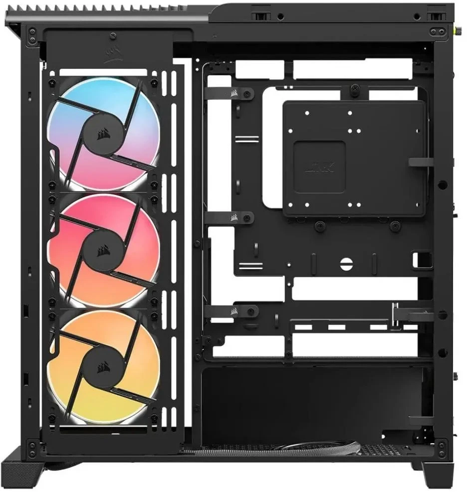 „Corsair FRAME 4500X RS-R ARGB“ kompiuterio korpusas, vidutinio dydžio bokštas, E-ATX, grūdintas stiklas – Juodas