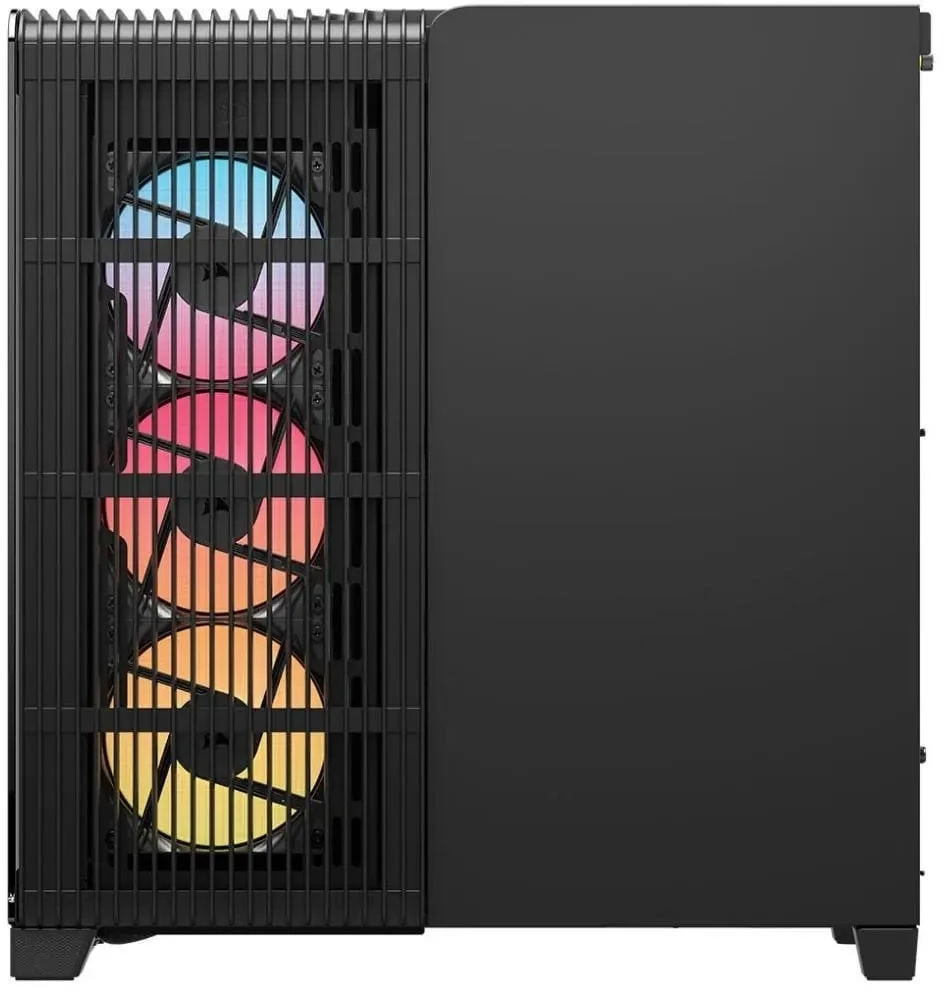 „Corsair FRAME 4500X RS-R ARGB“ kompiuterio korpusas, vidutinio dydžio bokštas, E-ATX, grūdintas stiklas – Juodas