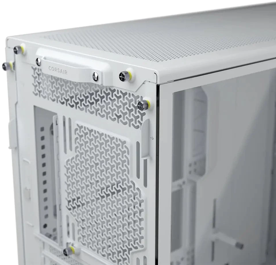Corsair Frame 5000D PC-kompiuterio korpusas, Midi-Tower, E-ATX, Tempered Glass – baltos spalvos
