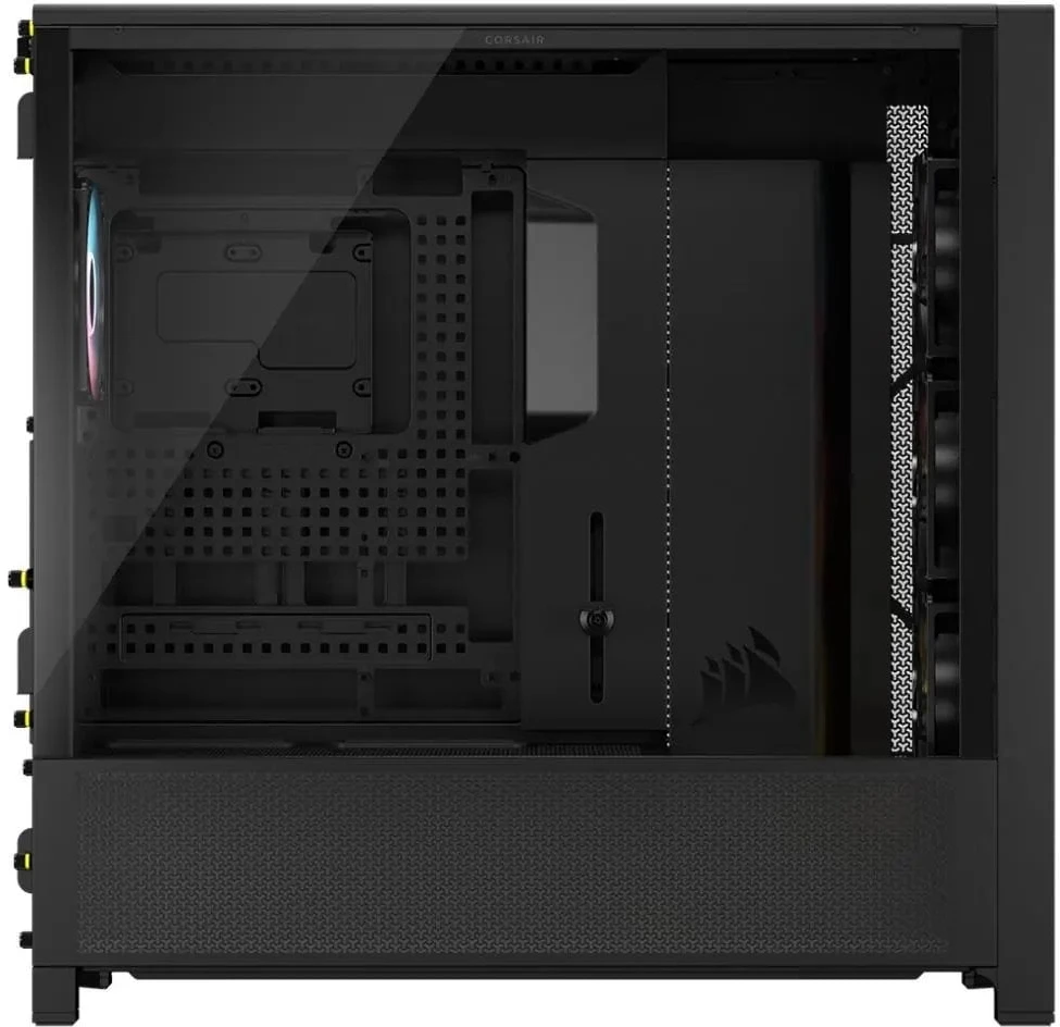 „Corsair Frame 5000D RS ARGB“ korpusas, vidutinio dydžio bokštas, E-ATX, RGB, grūdintas stiklas – Juodas