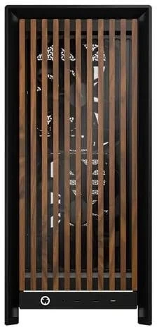 Corsair FRAME 5000D WOOD RS Midi Tower Juodas, Walnut