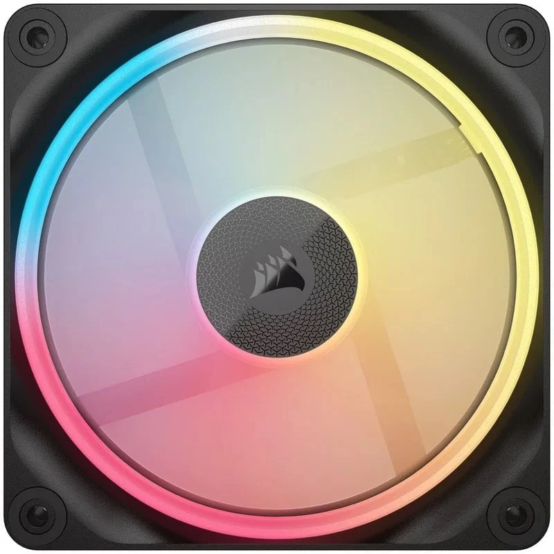 Corsair iCUE Link LX120-R RGB, PWM korpuso ventiliatorius – 120mm, juodos spalvos
