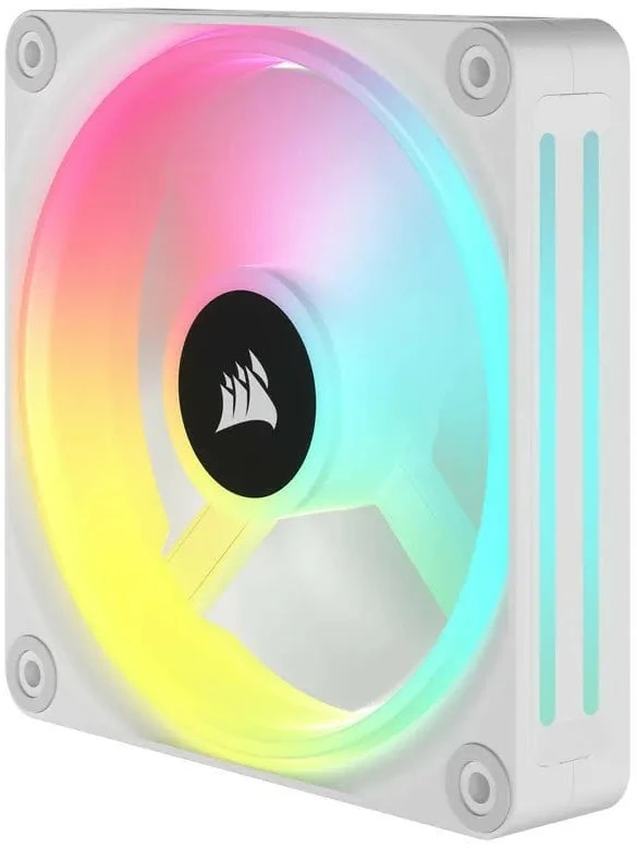 CORSAIR iCUE LINK QX120 RGB Baltas 120 mm magnetinio kupolo ventiliatorius, vienas
