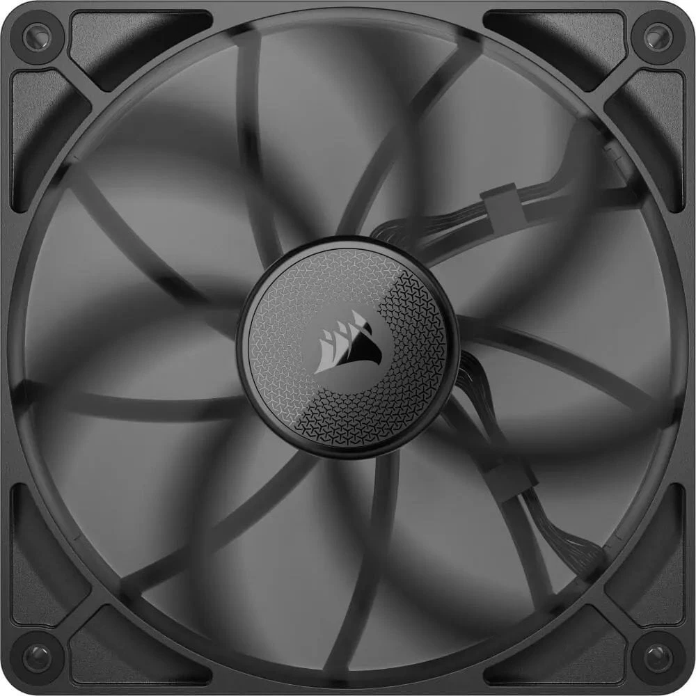 Corsair iCUE LINK RX140 Series, PWM korpuso ventiliatorius - 140mm, juodos spalvos