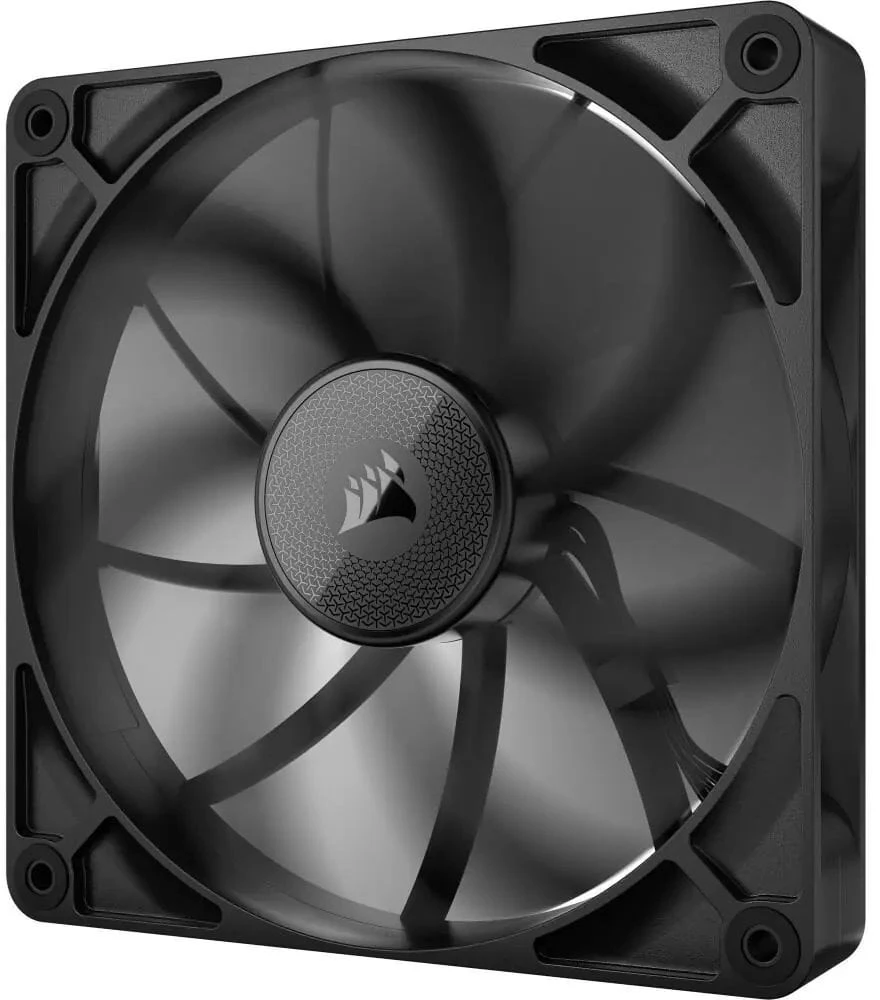 Corsair iCUE LINK RX140 Series, PWM korpuso ventiliatorius - 140mm, juodos spalvos