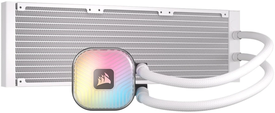 CORSAIR WAK iCUE LINK TITAN II 360 RX RGB Baltas