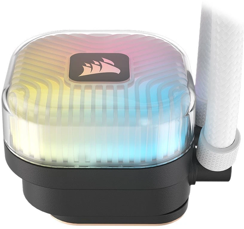 CORSAIR WAK iCUE LINK TITAN II 360 RX RGB Baltas