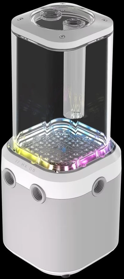 „Corsair iCUE Link XD6 RGB Elite Pump Reservoir Combo“ – baltas
