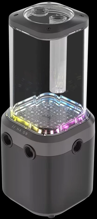 „Corsair iCUE Link XD6 RGB Elite Pump Reservoir Combo“ – juodas