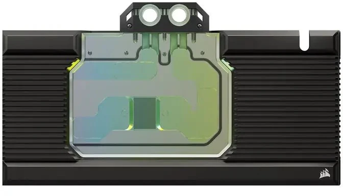 Corsair iCue Link XG7 RGB 4080 Suprim/Trio GPU vandens blokas - akrilas + nikelis