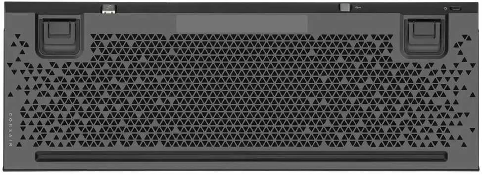 CORSAIR K100 RGB AIR Wireless Ultra-Thin Mechaninė klaviatūra žaidimams RGB LED pašvietimas CHERRY ULP Tactile Juodas