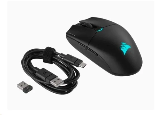 Corsair | Pelė žaidimams | KATAR ELITE | su laidu/wireless | Juodas