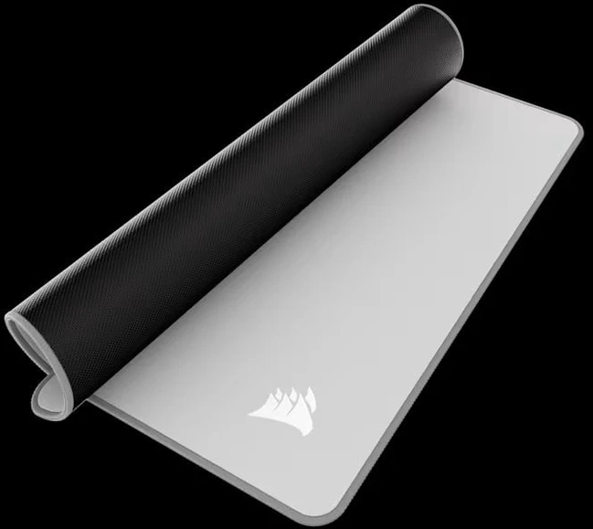 CORSAIR MM Pelės kilimėlis žaidimams, Stoffoberfläche, Anti-Fray-Kanten – grau, M