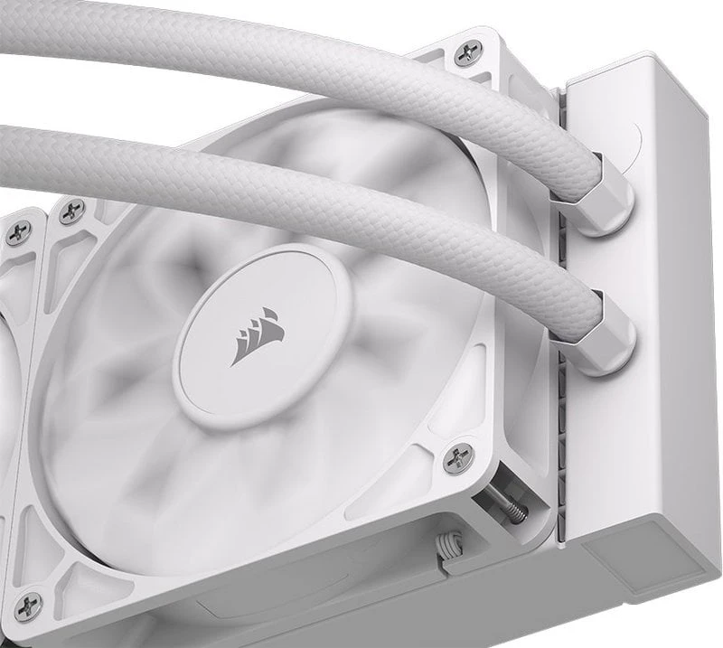 Corsair Nautilus RS 240 LCD ARGB „viskas viename“ „Vanduo“ aušinimas · 240 mm, baltas