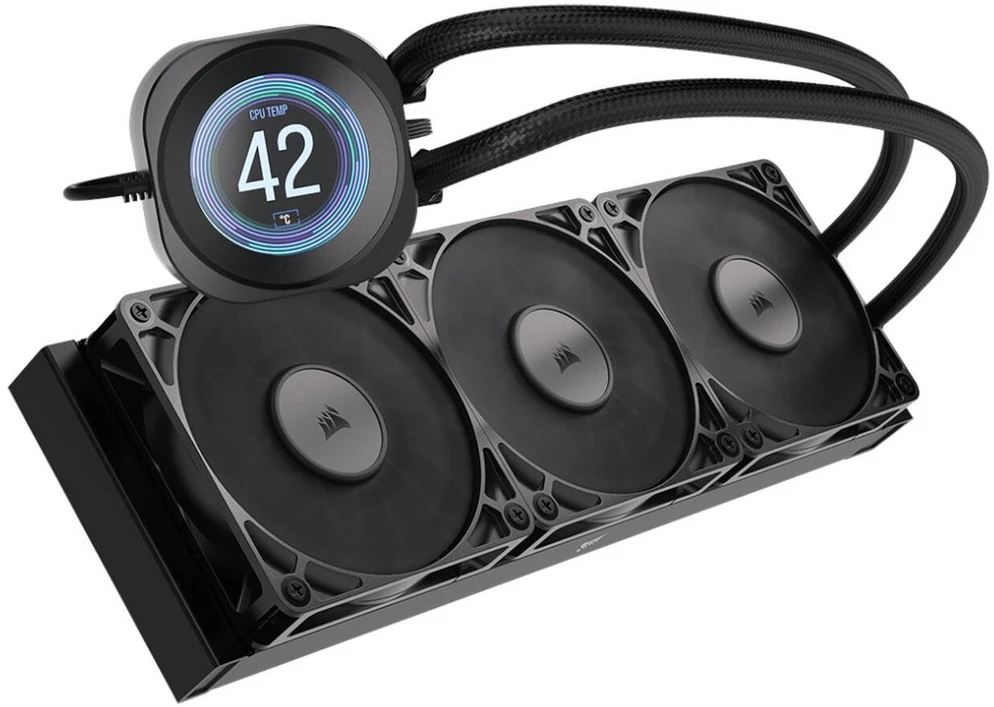 Corsair Nautilus RS 360 LCD ARGB Complete Vanduo Cooling – 360 mm, juodas
