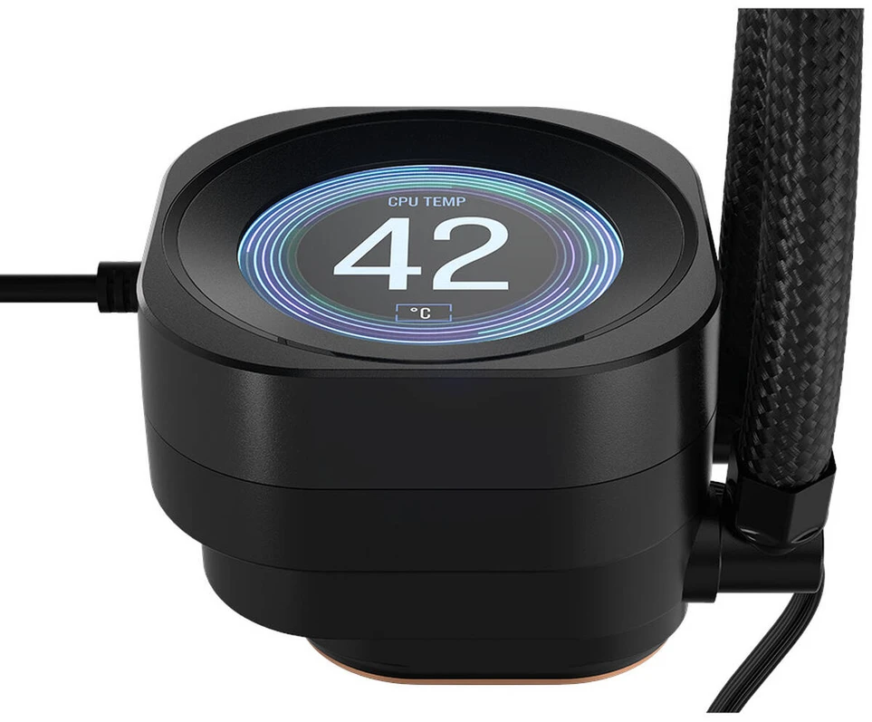 Corsair Nautilus RS 360 LCD ARGB Complete Vanduo Cooling – 360 mm, juodas