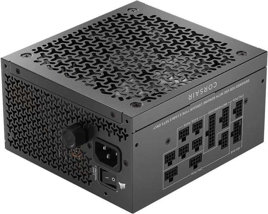 CORSAIR 2025 RMx Shift serijos RM1000x Shift 1000 vatų ATX 3.1 PCIe 5.1 Cybenetics GOLD sertifikuotas modulinis maitinimo šaltinis