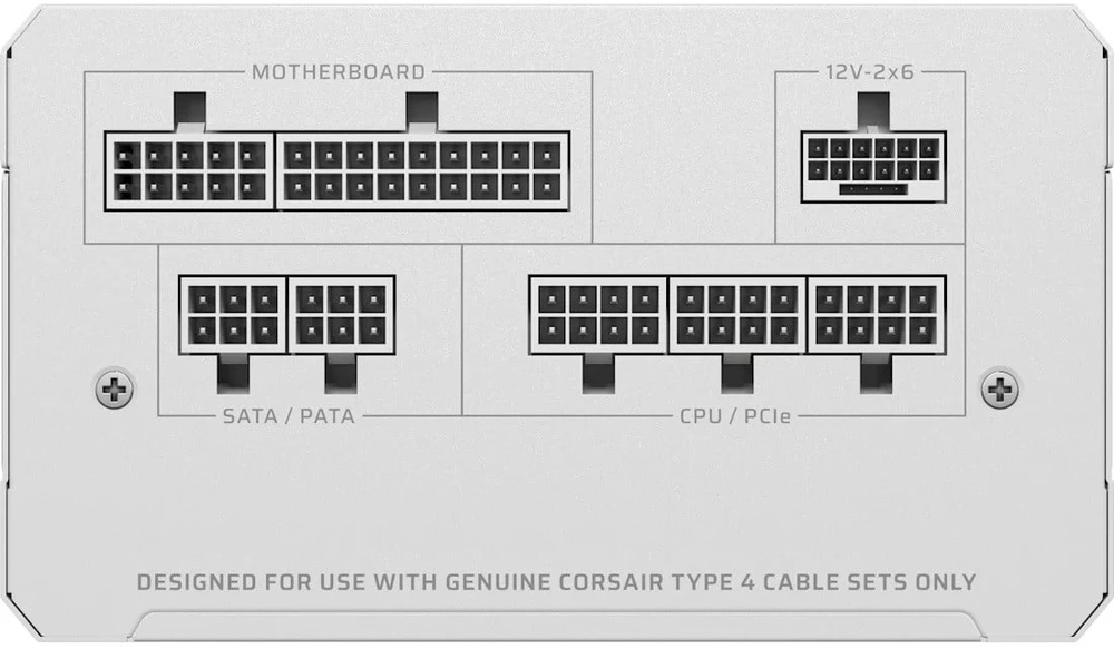 Corsair RM750e 2025 RMe Series CP-9020292-EU Baltas
