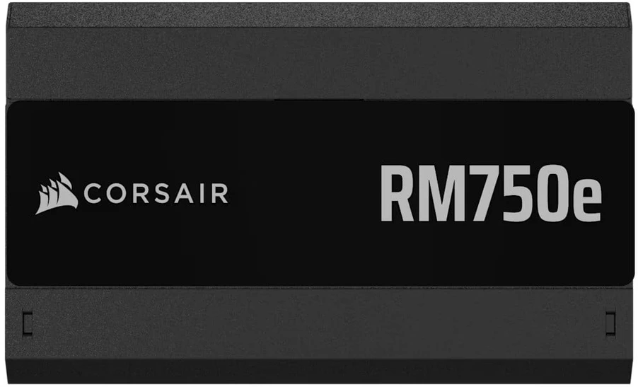 CORSAIR RMe serijos RM750e 750 vatų ATX 3.1 PCIe 5.1 Cybenetics Gold sertifikuotas visiškai modulinis maitinimo šaltinis