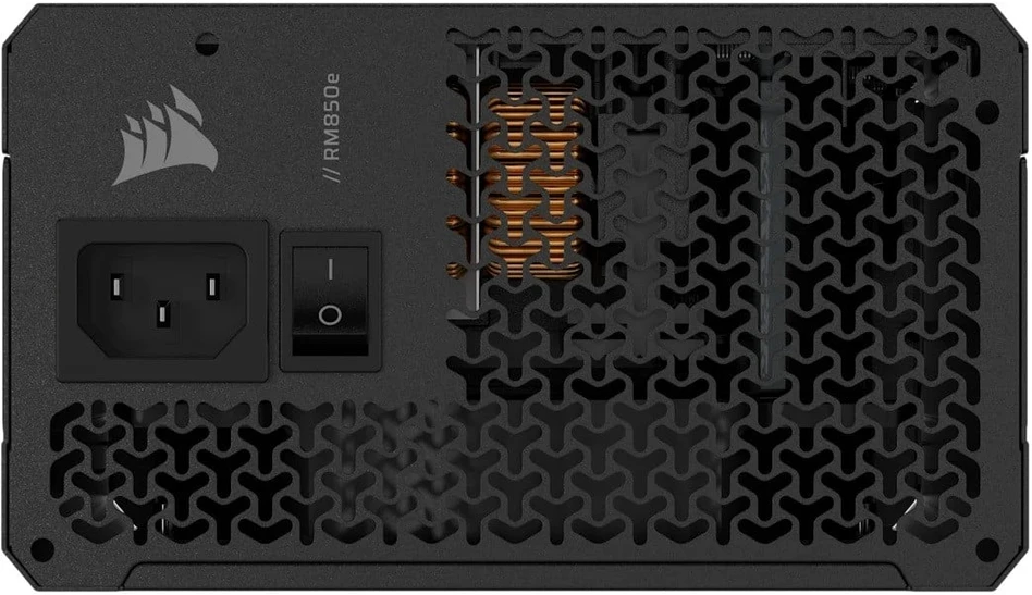 CORSAIR RMe serijos RM850e 850 vatų ATX 3.1 PCIe 5.1 Cybenetics Gold sertifikuotas visiškai modulinis maitinimo šaltinis