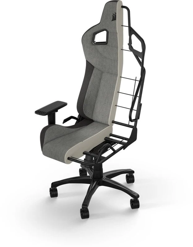 CORSAIR T3 Rush 2023 žaidimų kėdė Pilkas ir anglis