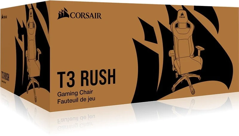 CORSAIR T3 Rush 2023 žaidimų kėdė Pilkas ir anglis