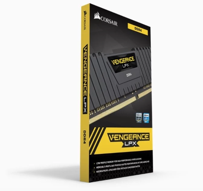 CORSAIR 16GB RAMKit 2x8GB DDR4 3000MHz 2x288Dimm Unbuffered 16-20-20-38 Vengeance LPX Juodas Heat Spreader 1,35V XMP2.0