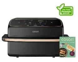 Gruzdintuvė Cosori Dual Blaze Twin Fry Compact horkovzdušná fritéza 8,6 L, keramika, juoda