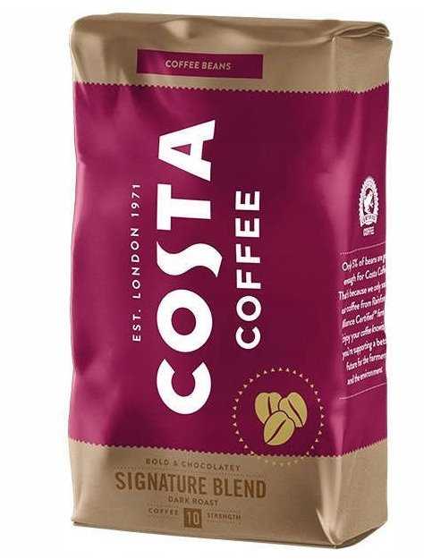 Kavos pupelės COSTA Caffe Crema Blend, 1kg