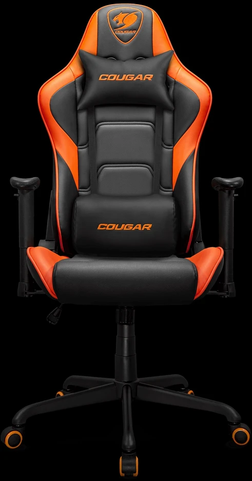 Žaidimų kėdė COUGAR ARMOR ELITE EVA, Oranžinės spalvos