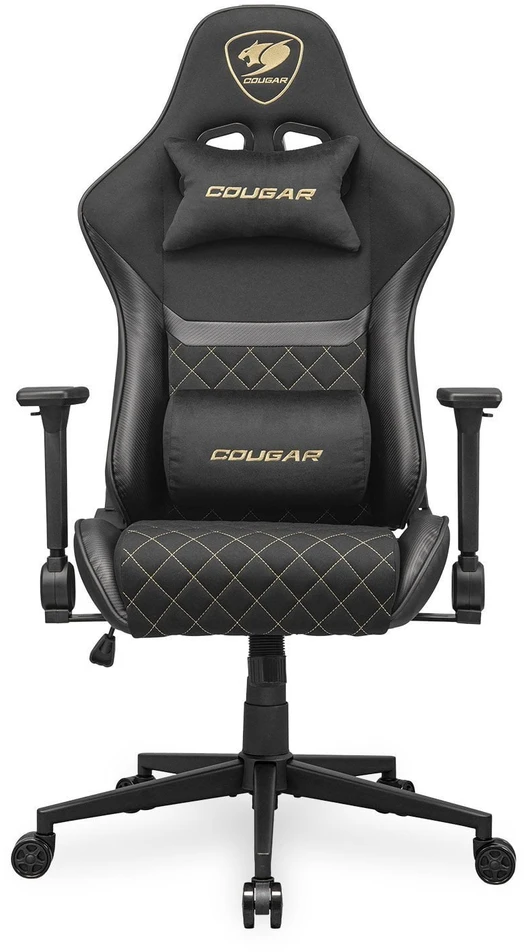 Fotel Cougar CGR-A2F-GLB Juodas, Auksinis