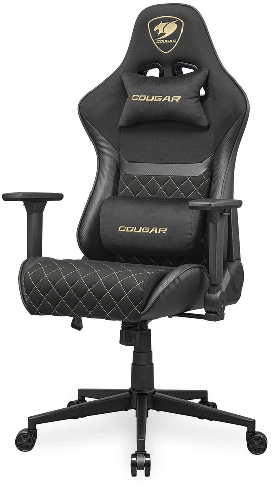 Fotel Cougar CGR-A2F-GLB Juodas, Auksinis