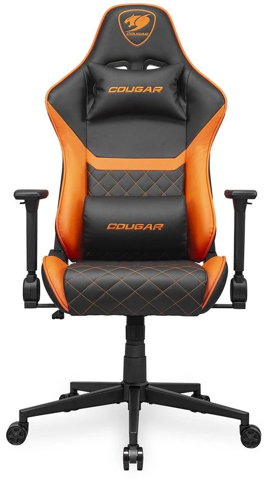 COUGAR žaidimų kėdė Armor One V2, juoda/oranžinė