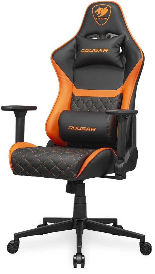 COUGAR žaidimų kėdė Armor One V2, juoda/oranžinė