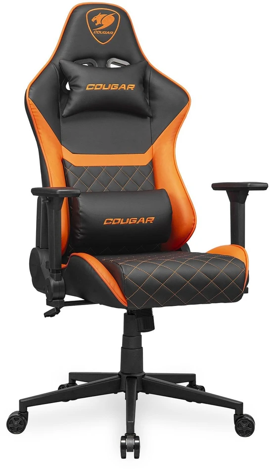 COUGAR žaidimų kėdė Armor One V2, juoda/oranžinė