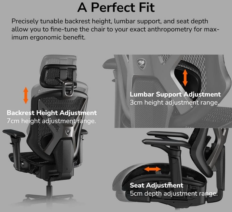 COUGAR Speeder Gaming Chair, Juodas