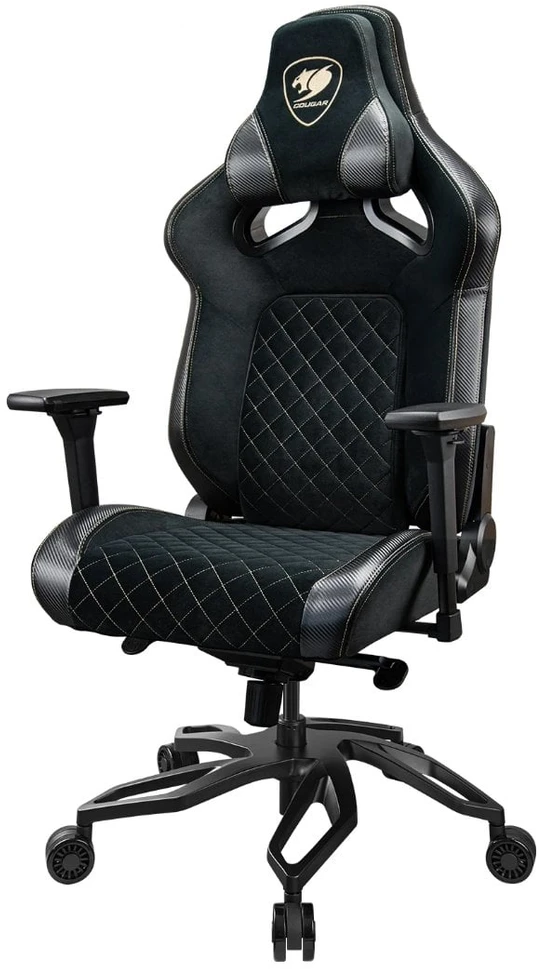 COUGAR CGR-T2F-GLB universali žaidimų kėdė, paminkštinta sėdynė, juoda