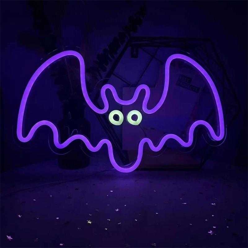 TelForceone Neoninis PLEXI LED FLYING BAT violetinės spalvos inis FPNE11"Forever" šviesiai