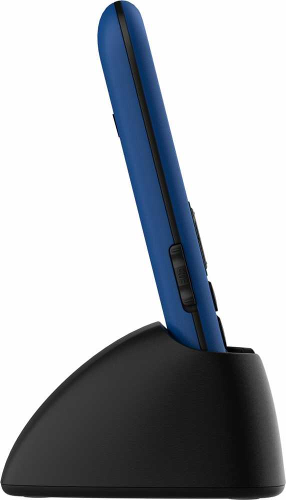 CPA Halo 21 Senior mėlynas telefonas su įkrovimo stovu