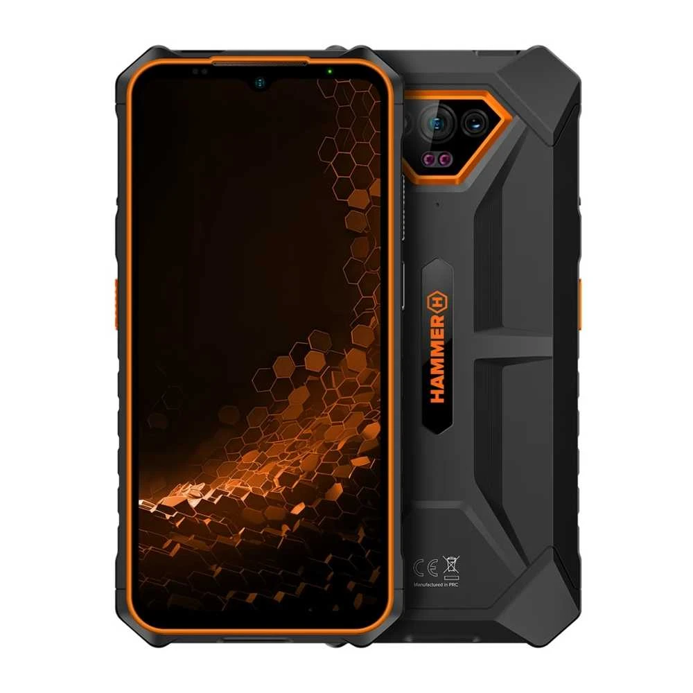 Išmanusis telefonas MyPhone Hammer Iron V, 4G, 6/64GB, oranžinis