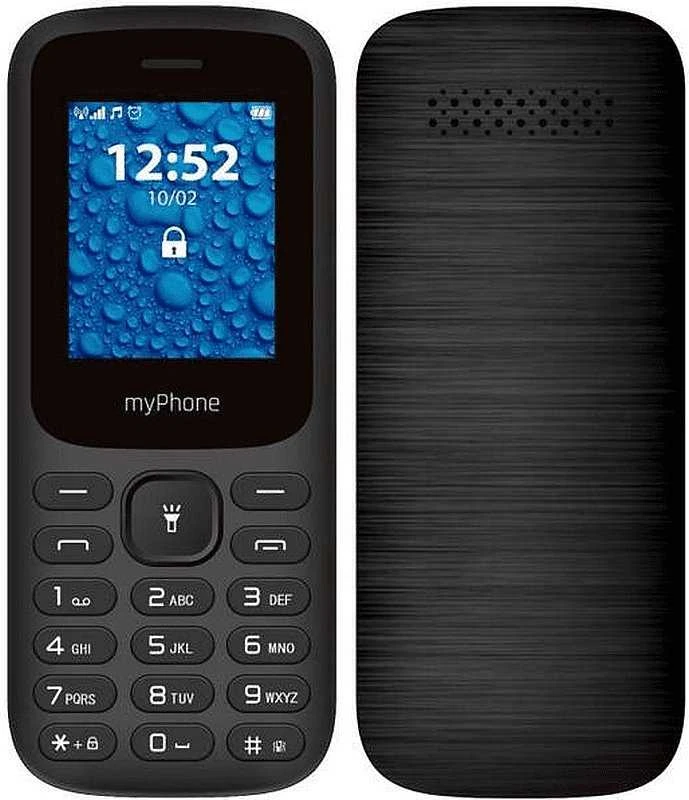 myPhone 2220 (Juodas) Dvi SIM kortelės 1,77" TFT 128x160/32MB/Micro SD/2G | myPhone
