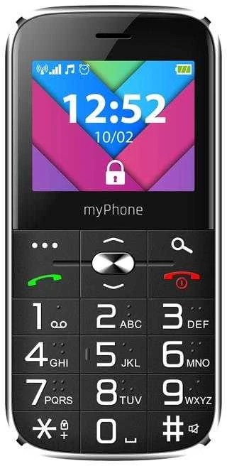 Mobilusis telefonas MyPhone Halo C, juodos spalvos