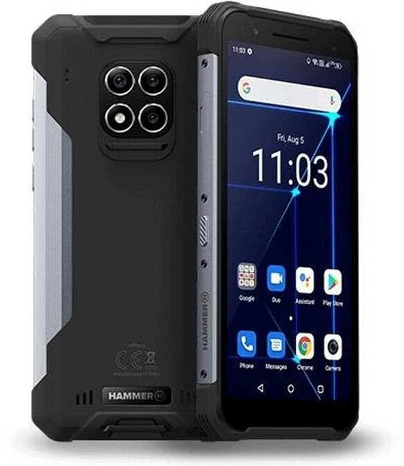 MyPhone HAMMER Construction 6/128GB Sidabrinis