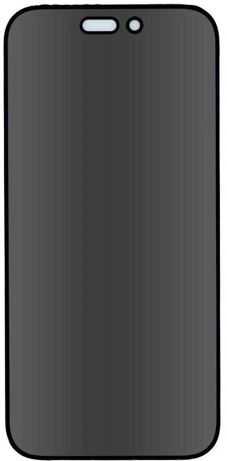 Nemo Apsauginis stiklas telefonui Apple iPhone 14 Pro Privacy Apsauginis stiklas telefonui juodos spalvos krašteliu