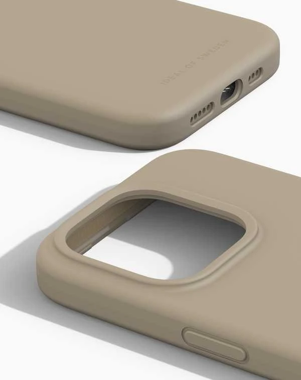 Dėklas CPA silikoninis apsauginis dangtelis su Magsafe iDeal Of Sweden, skirtas iPhone 15 Pro rusvai gelsvas