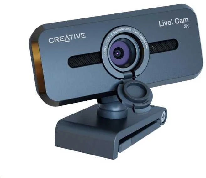 Creative internetinė kamera Sync V32K QHD juodos spalvos