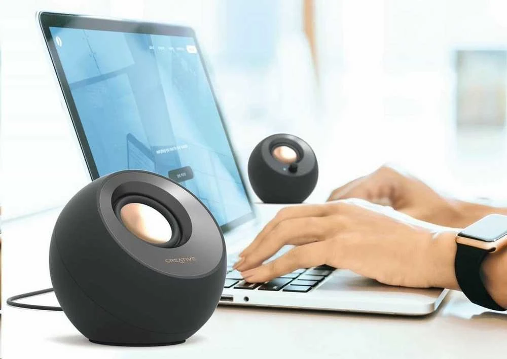 Kompiuterio kolonėlės Creative Labs Pebble V3, Juodos spalvos