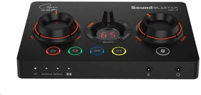 Sound Blaster GC7 garso plokštė su valdymo ratukais